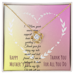 Mothers Day -Your Unwavering Support Has Been My Guiding Star - Necklace - Everyday Goods and Gadgets