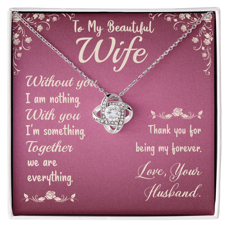 Mothers Day -Without You I Am Nothing- Necklace - Everyday Goods and Gadgets