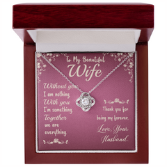 Mothers Day -Without You I Am Nothing- Necklace - Everyday Goods and Gadgets