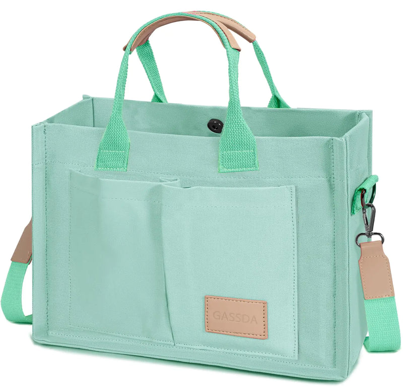 Chic Canvas Work-to-Weekend Tote